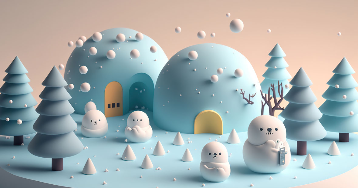 décoration banquise